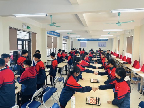 SÔI NỔI GIẢI CỜ VUA HỌC SINH